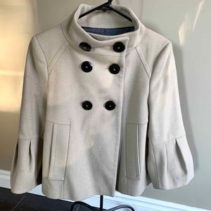 Brand new - ZARA beige wool double breast jacket